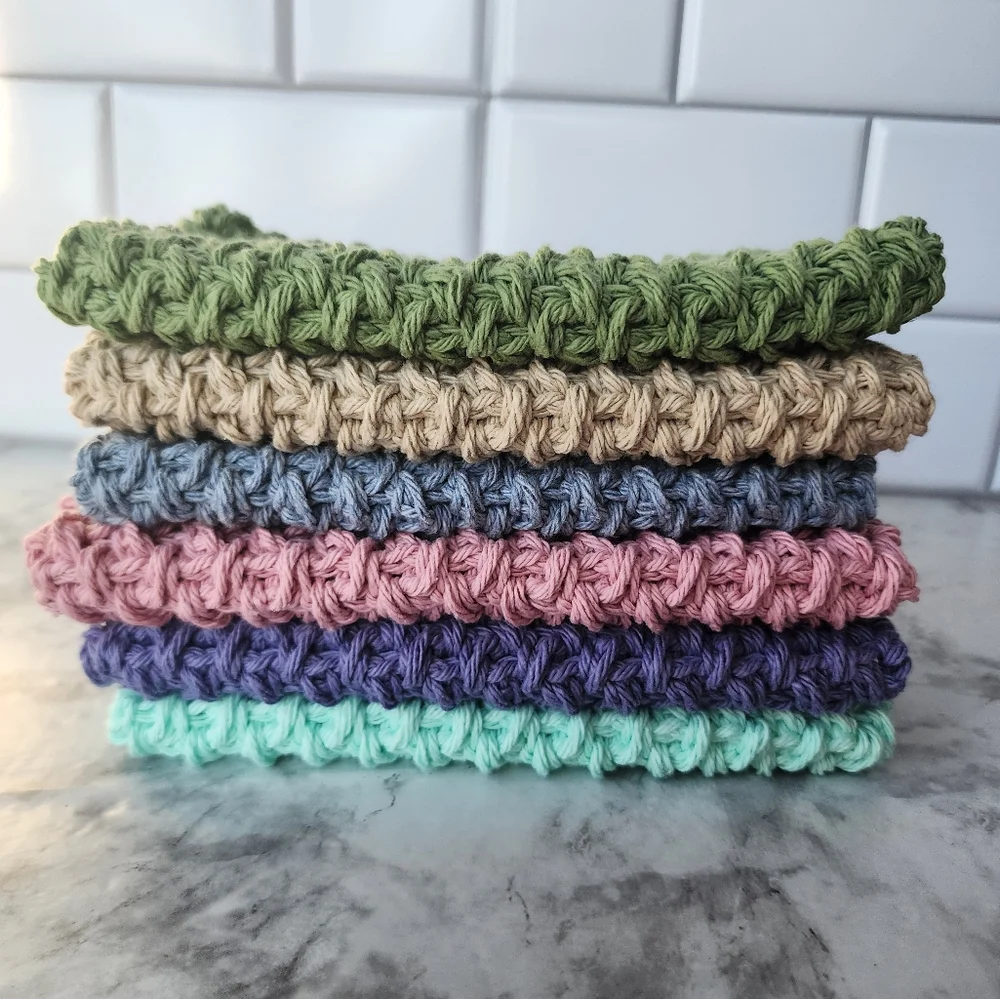 Grey Textured Bath Wash Cloth